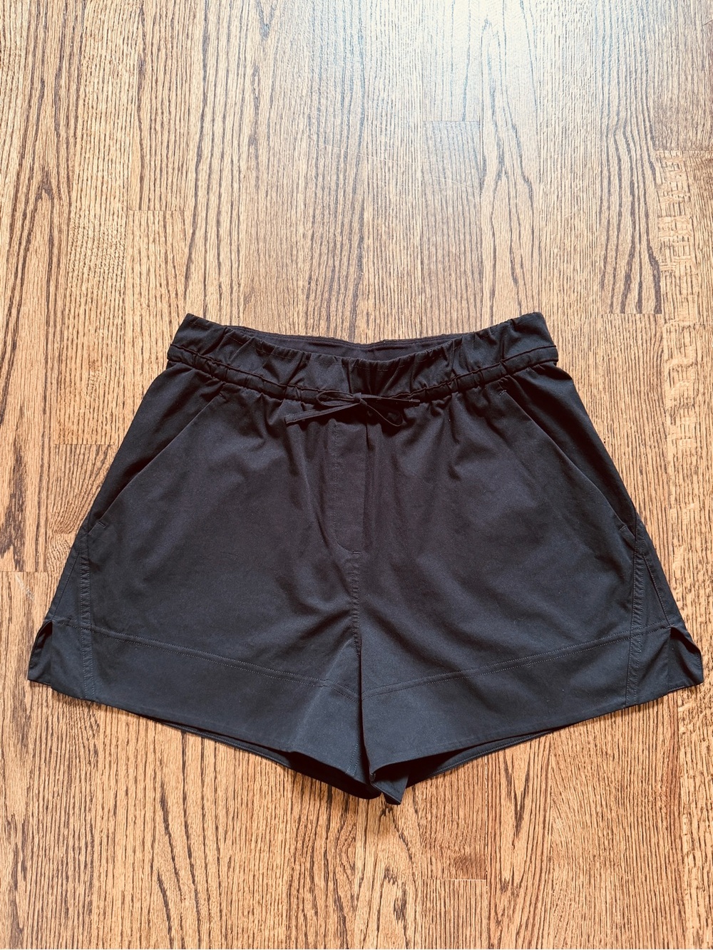lululemon athletica Black Women's Athletic Shorts with Side Slits - Picture 3 of 5